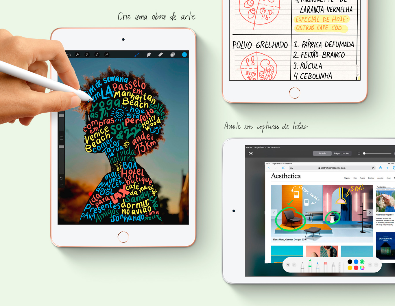 iPad mini 5 Apple, Tela Retina, 64GB, Cinza Espacial, Wi-Fi - MUQW2BZ/A